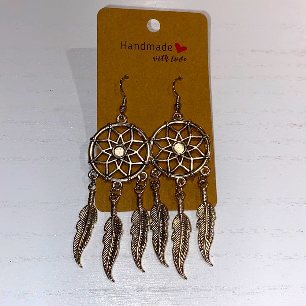 Dream Catcher Chandelier Earrings